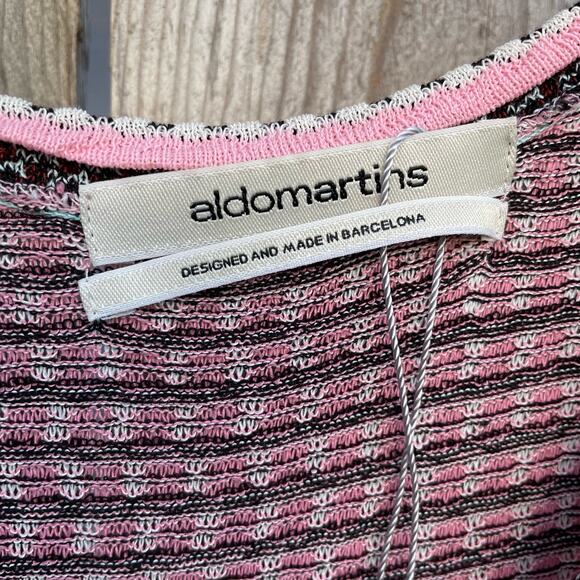 Aldomartins Dress Sierra Colorful Bamboo Knit Boho Maxi Sleeveless Medium - Picture 8 of 11